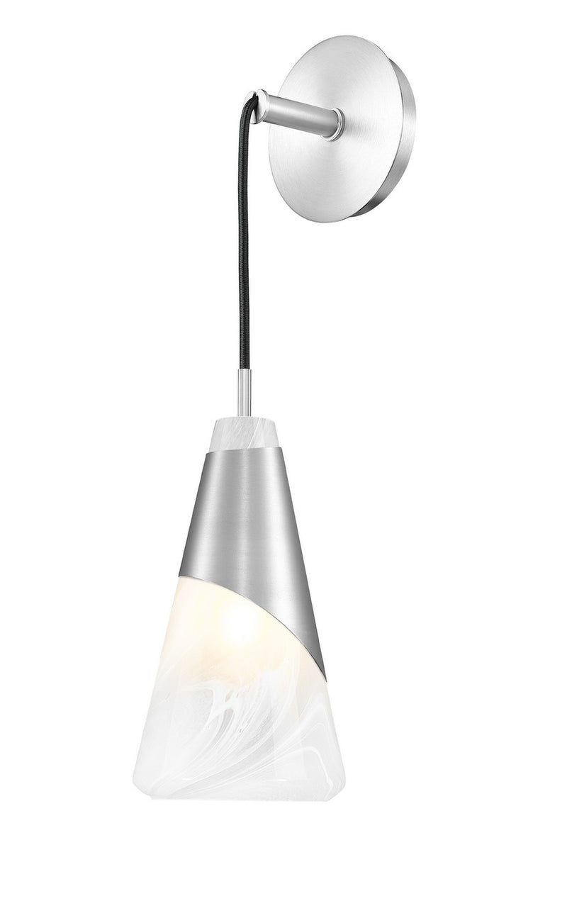 Z-Lite 828-1S-BN One Light Wall Sconce, Brushed Nickel