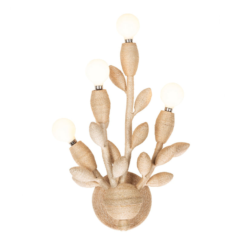 Kalco 527021WIV Four Light Wall Sconce, Warm Ivory