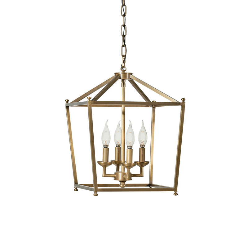 Varaluz 538P04ATB Four Light Pendant, Antique Bronze