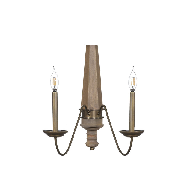Varaluz 545W02BRZ Two Light Wall Sconce, Heritage Bronze