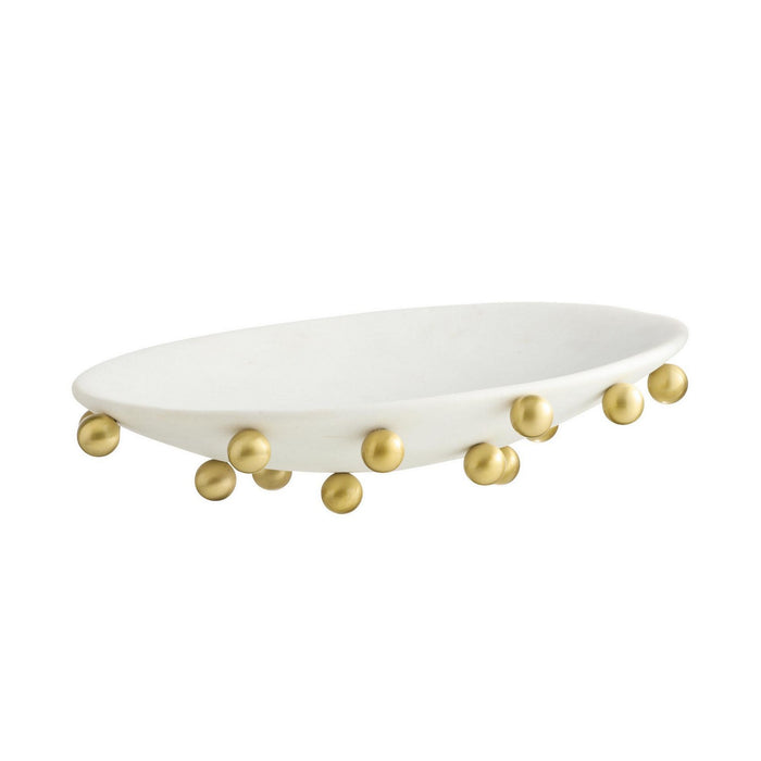 Arteriors ATC10 Centerpiece, Ivory