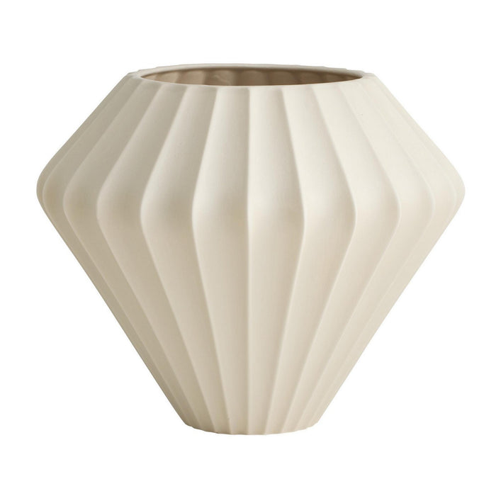 Arteriors AVE11 Vase, Matte Taupe
