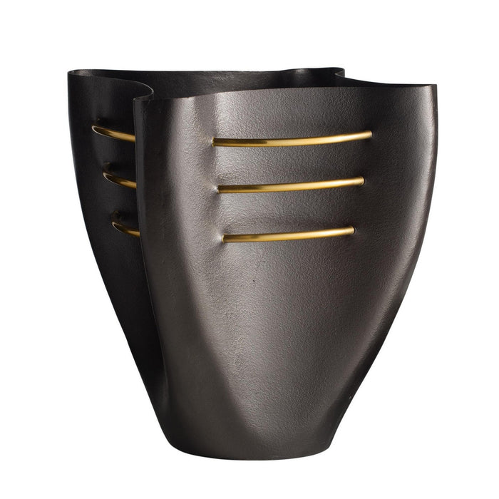 Arteriors AVI07 Vase, Blackened