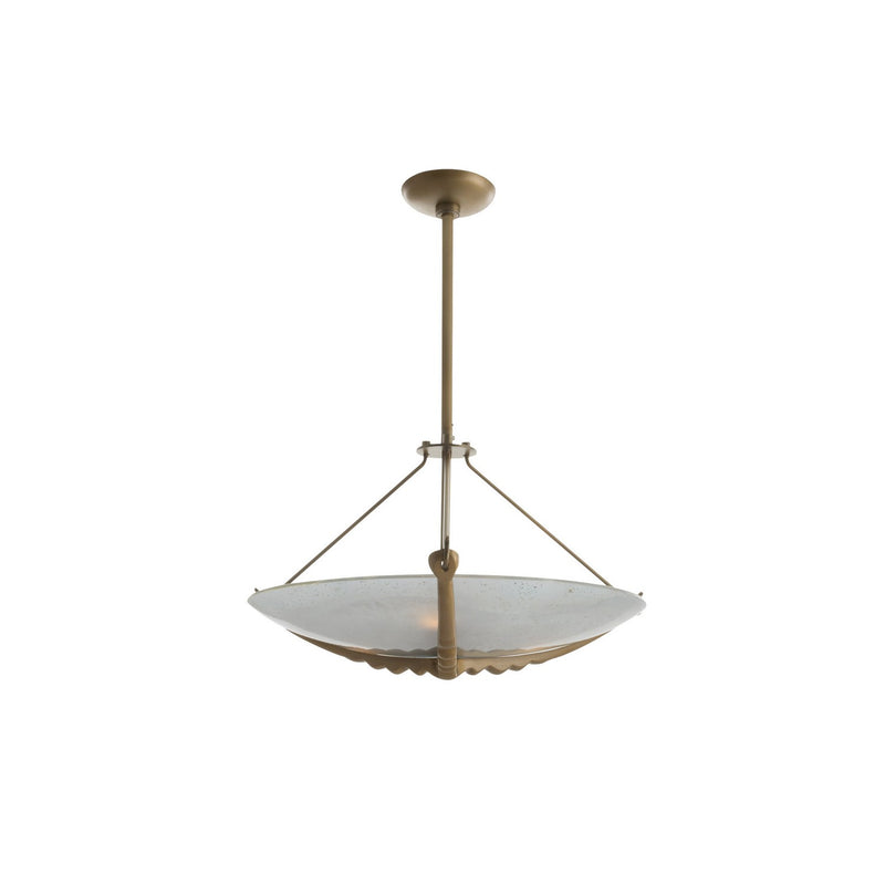 Arteriors DFI08 Three Light Semi-Flush Mount, Frosted