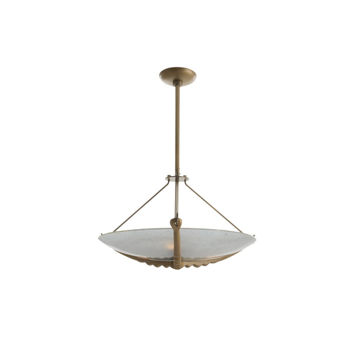 Arteriors DFI08 Three Light Semi-Flush Mount, Frosted