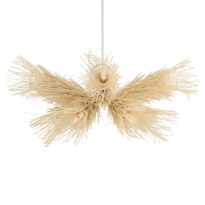 Arteriors DLS15 12 Light Chandelier, Bleached