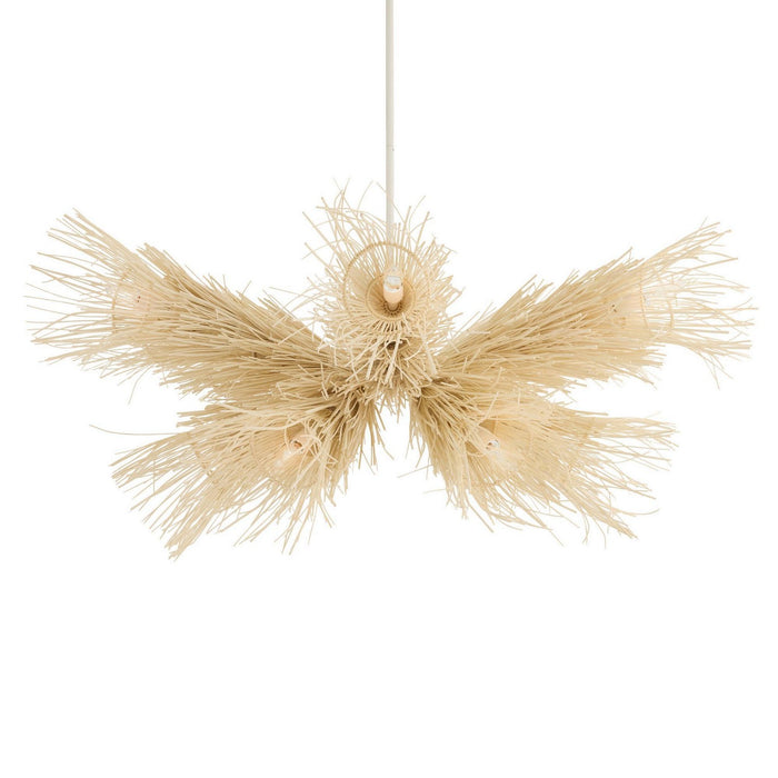 Arteriors DLS15 12 Light Chandelier, Bleached