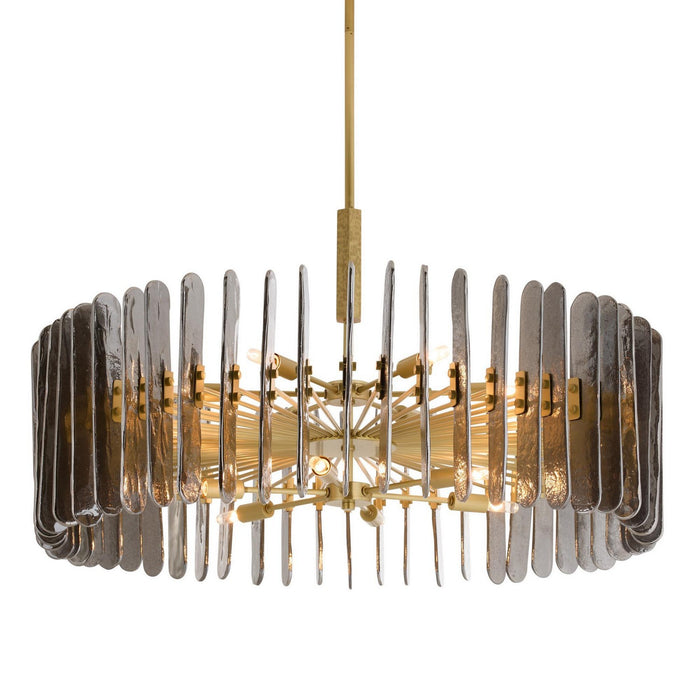 Arteriors DMC32 12 Light Chandelier, Smoke