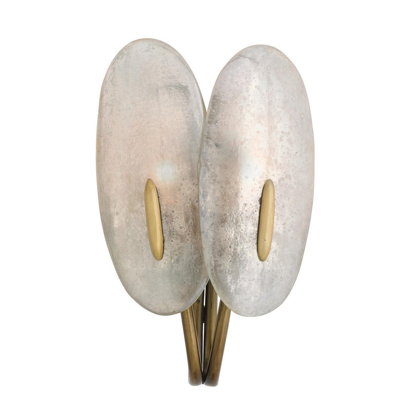 Arteriors DWI25 Two Light Wall Sconce, Mercury