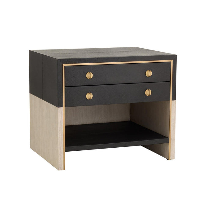 Arteriors FII07 Side Table, Black