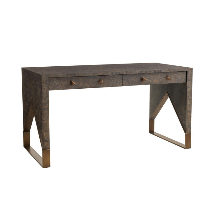 Arteriors FKS07 Desk, Truffle Burl