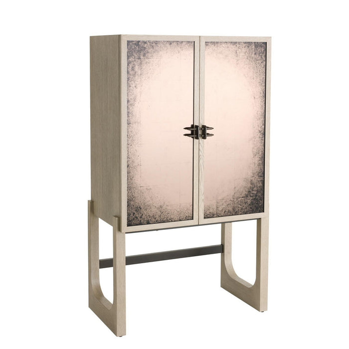 Arteriors FNS18 Cocktail Cabinet, Antiqued Amber