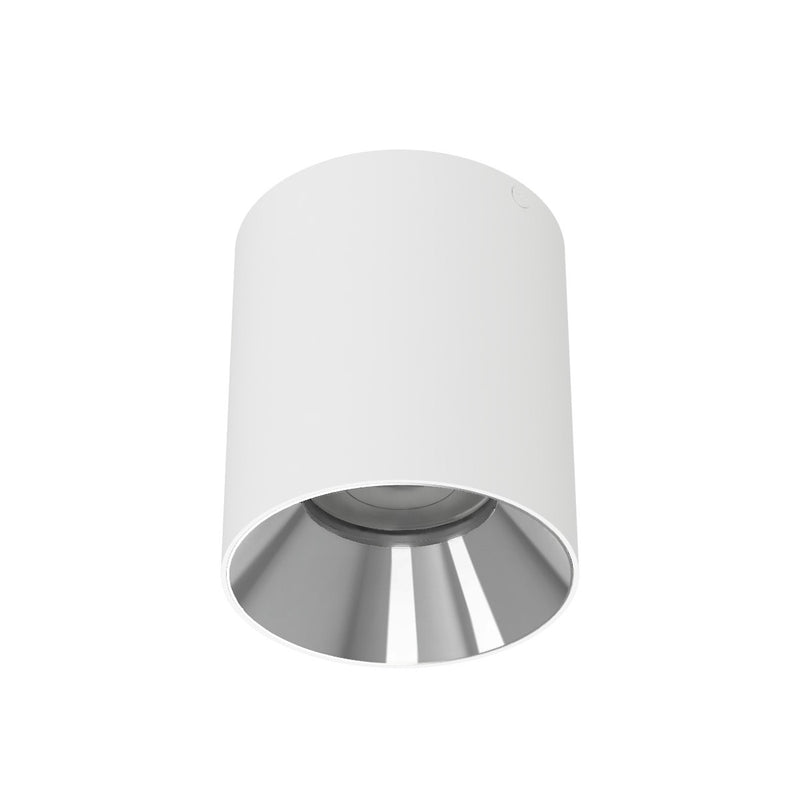 W.A.C. Lighting C4RL-NCS-WTCH LED Flush Mount, White/Chrome