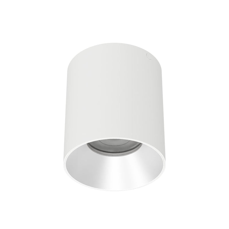 W.A.C. Lighting C4RL-NCS-WTHZ LED Flush Mount, White/Haze