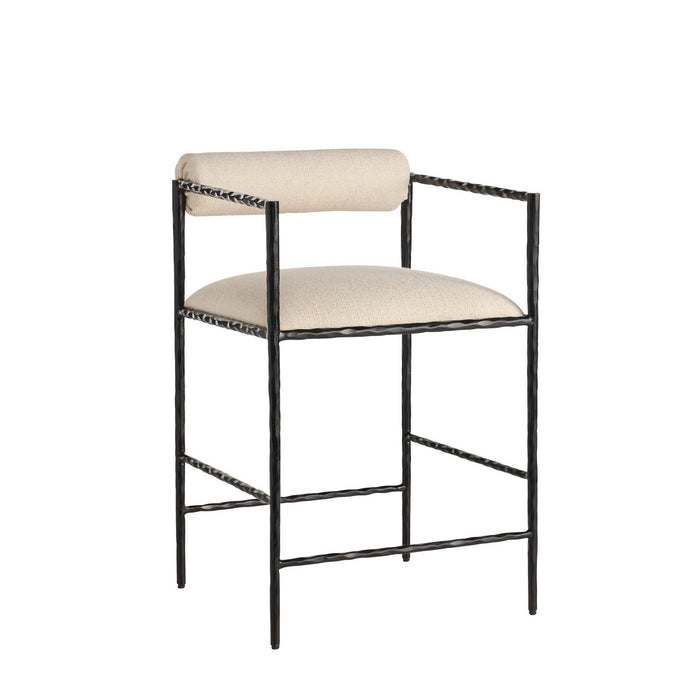 Arteriors FSI19 Counter Stool, Oxford White