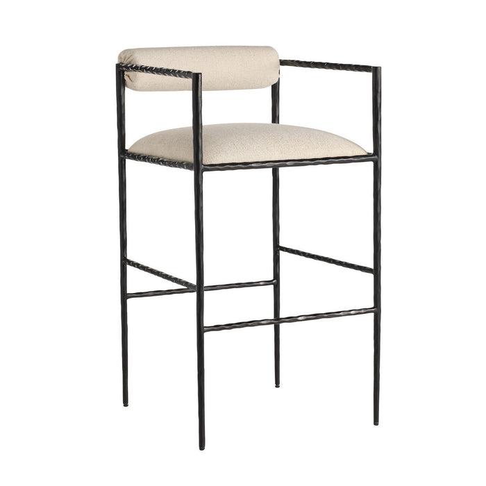 Arteriors FSI20 Bar Stool, Oxford White