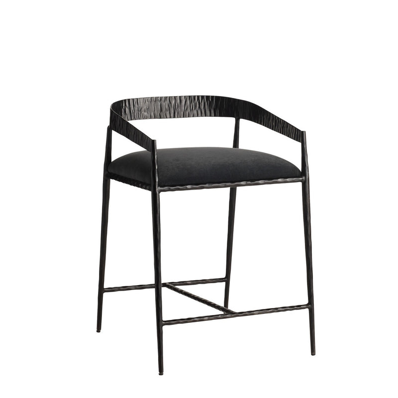 Arteriors FSI21 Counter Stool, Midnight Grey