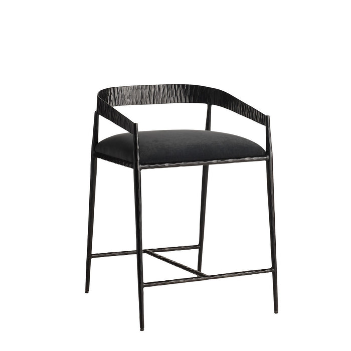 Arteriors FSI21 Counter Stool, Midnight Grey