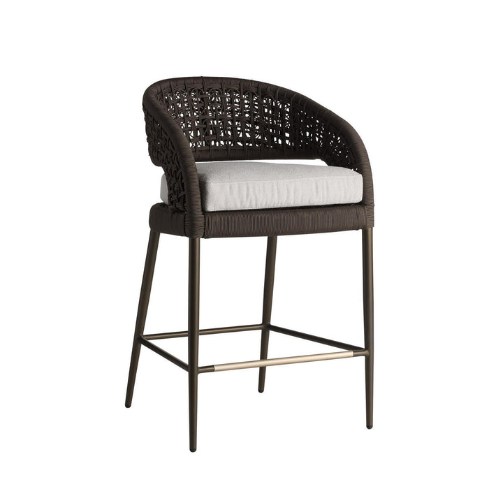Arteriors FSS09 Outdoor Counter Stool, Porpoise