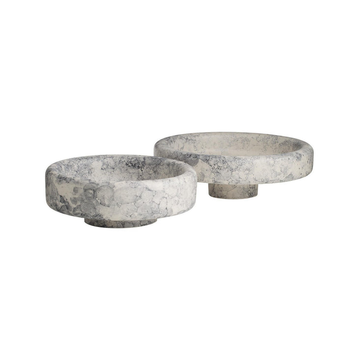 Arteriors ATE04 Centerpieces, Set of 2, Thundercloud