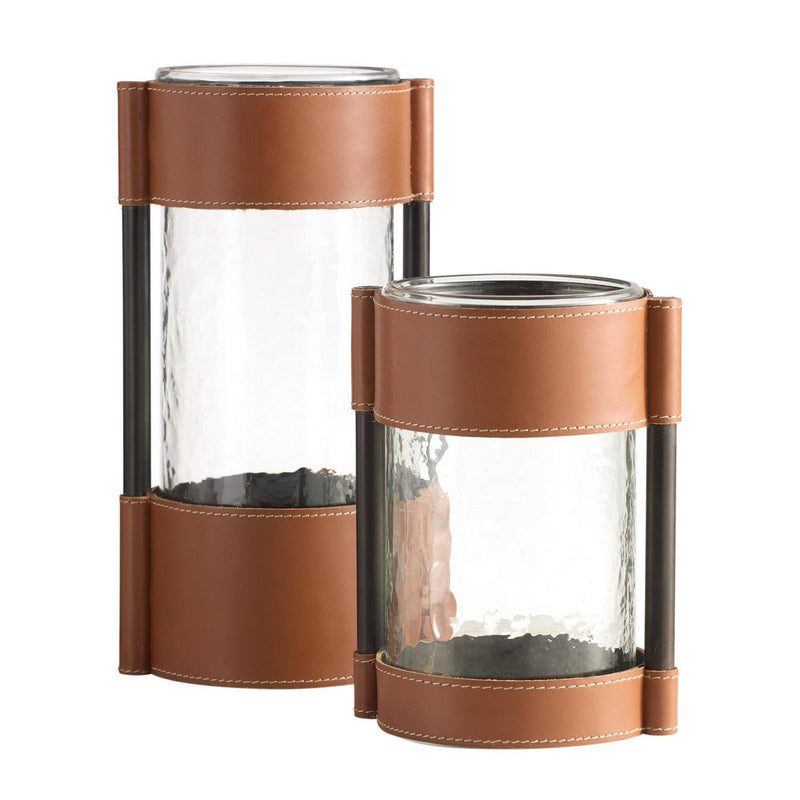 Arteriors AVI08 Vases, Set of 2, Brown