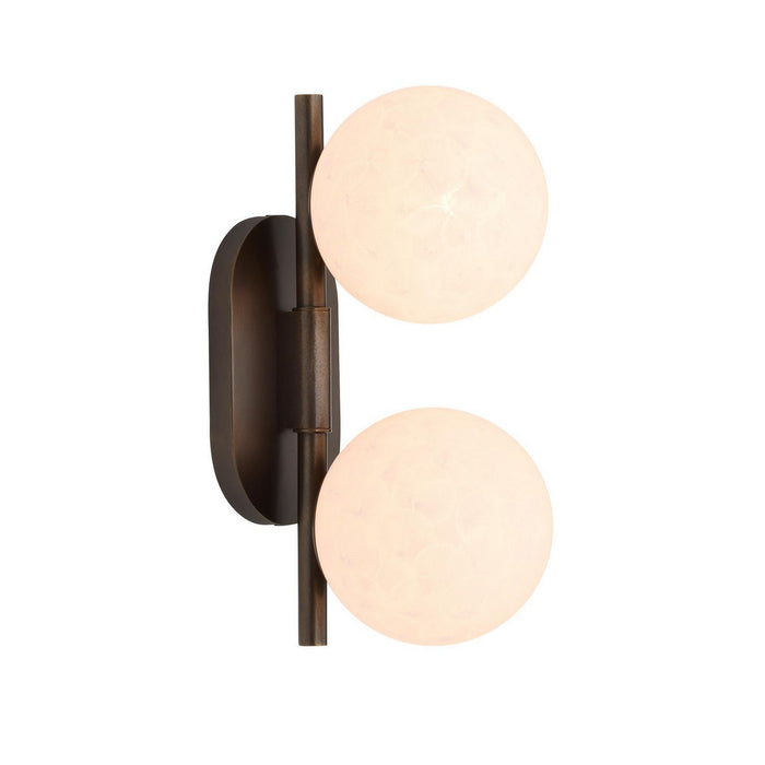Arteriors DWC61 Two Light Wall Sconce, English Bronze