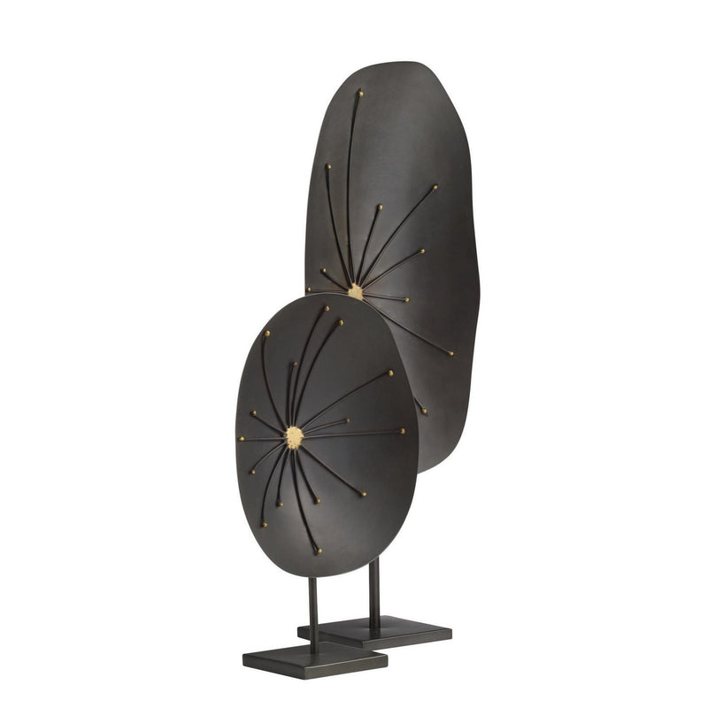 Arteriors ASI11 Sculptures, Set of 2, Natural Iron