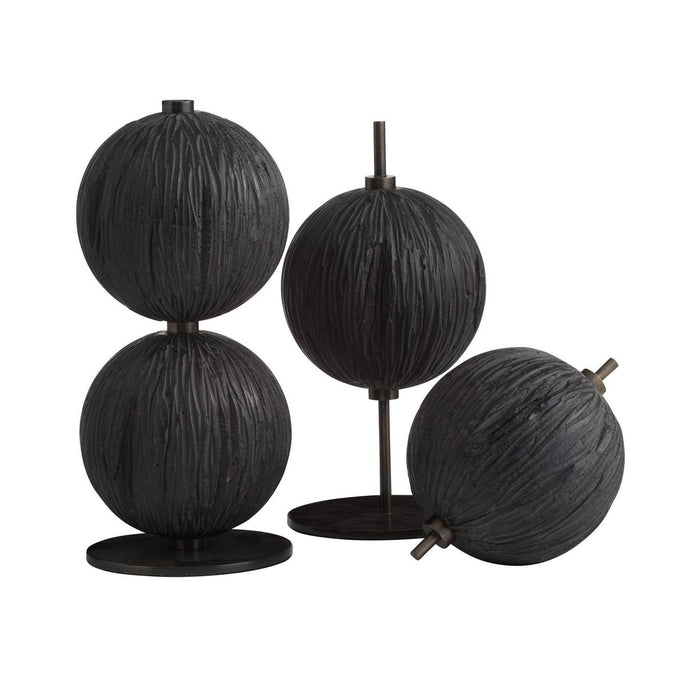 Arteriors ASC33 Sculptures, Set of 3, Ebony