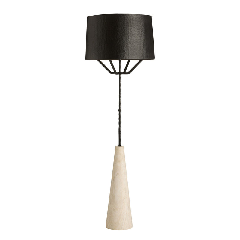 Arteriors PFI17 One Light Floor Lamp, White