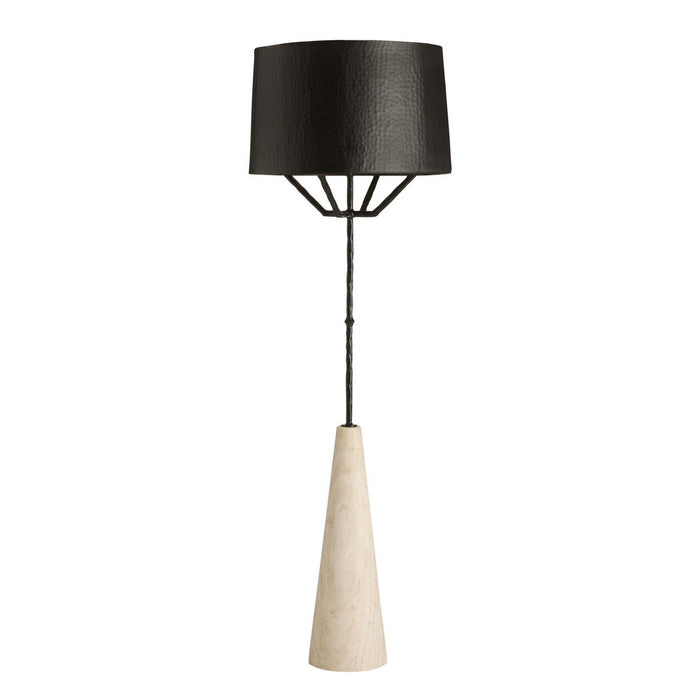 Arteriors PFI17 One Light Floor Lamp, White