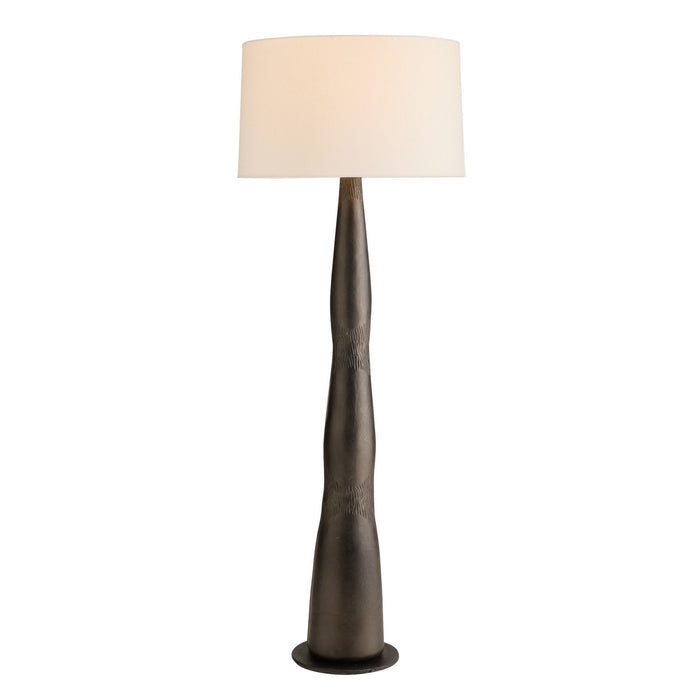 Arteriors PFI19-754 One Light Floor Lamp, Antiqued Aluminum