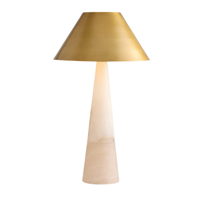 Arteriors PTC55 One Light Table Lamp, White