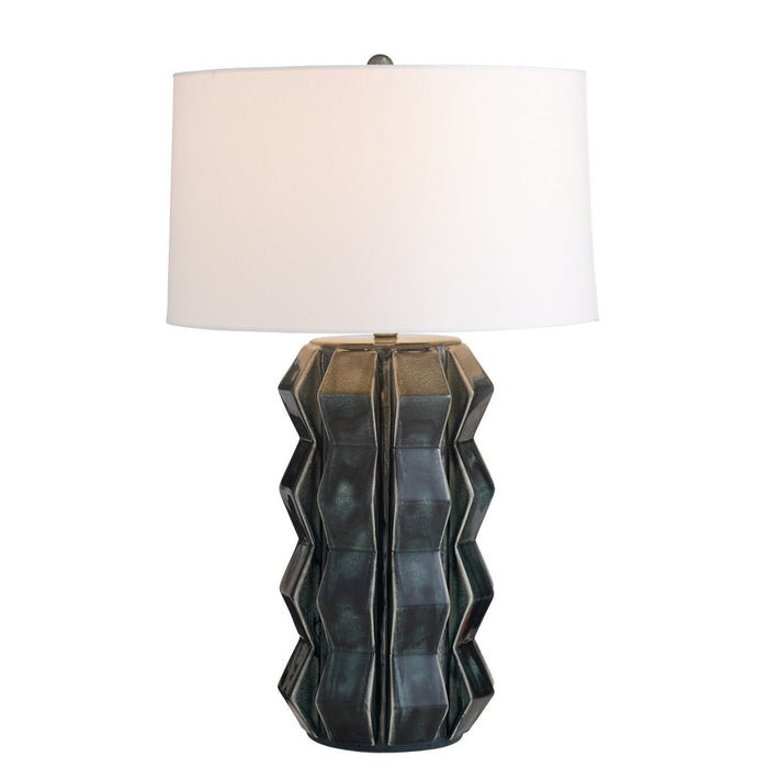 Arteriors PTC57-827 One Light Table Lamp, Ocean Reactive