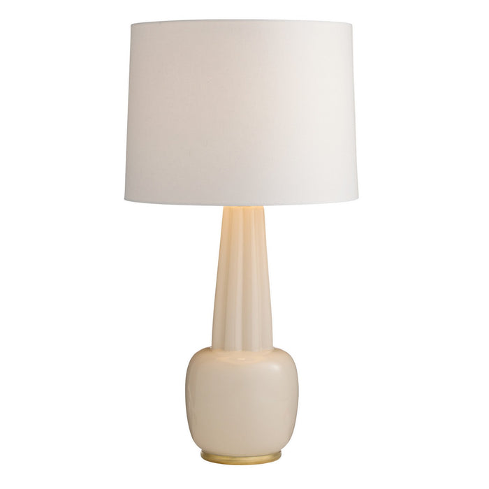 Arteriors PTC60-673 One Light Table Lamp, Ivory