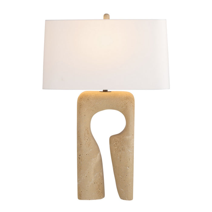 Arteriors PTC63-SH044 One Light Table Lamp, Sand