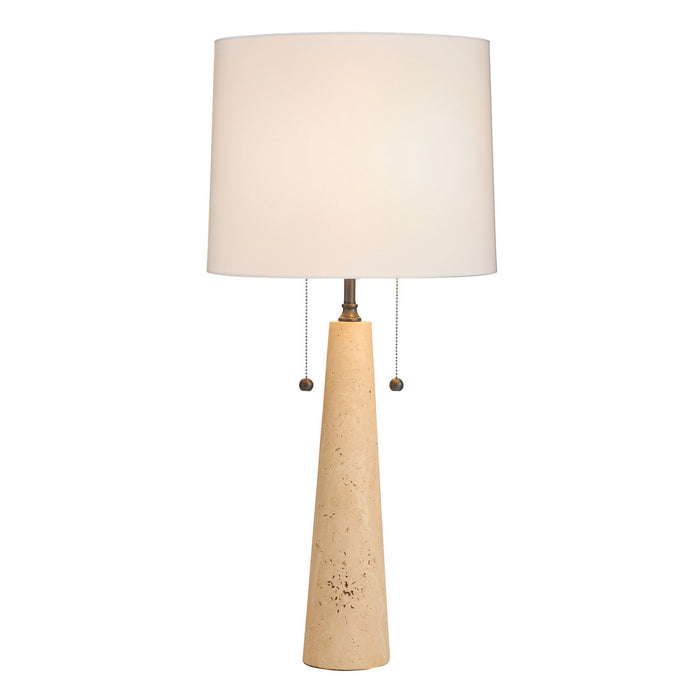 Arteriors PTC65-711 Two Light Table Lamp, Natural