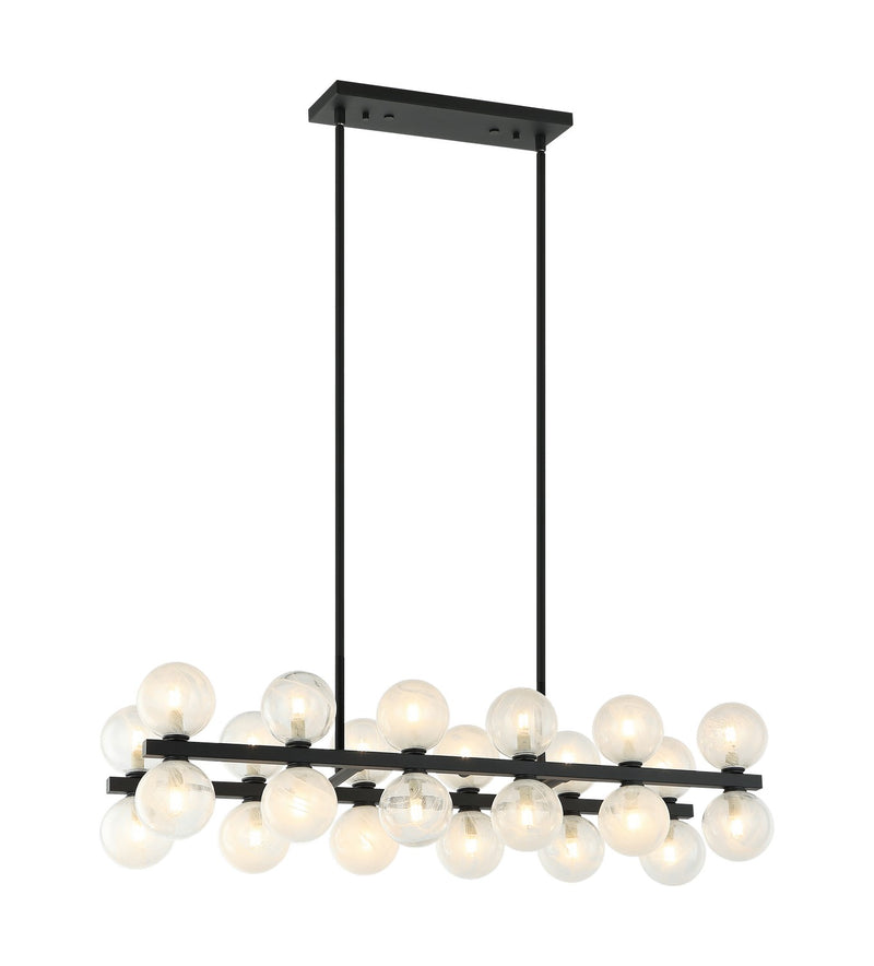 Matteo Lighting C30724MB LED Pendant, Matte Black