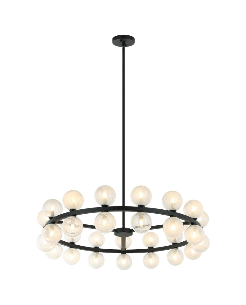 Matteo Lighting C30730MB LED Pendant, Matte Black