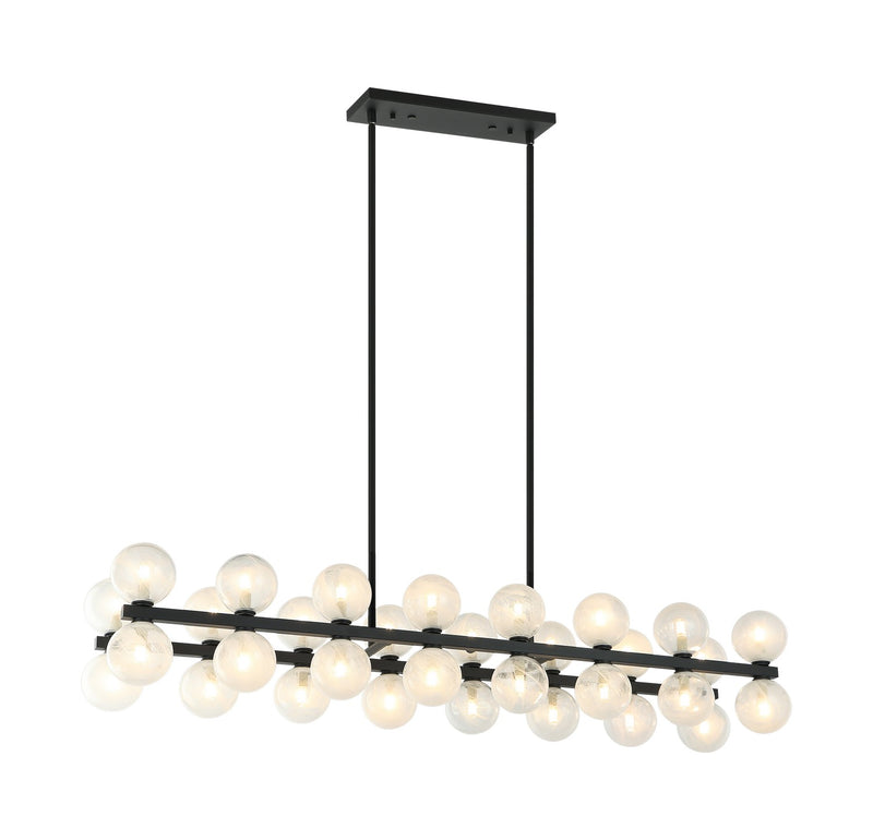 Matteo Lighting C30732MB LED Pendant, Matte Black