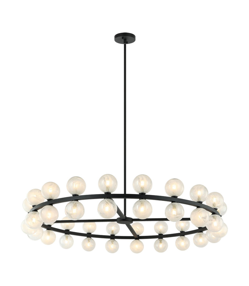 Matteo Lighting C30740MB LED Pendant, Matte Black