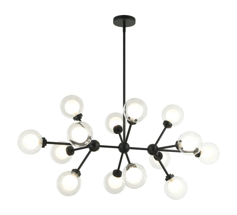 Matteo Lighting C33014MB LED Pendant, Matte Black