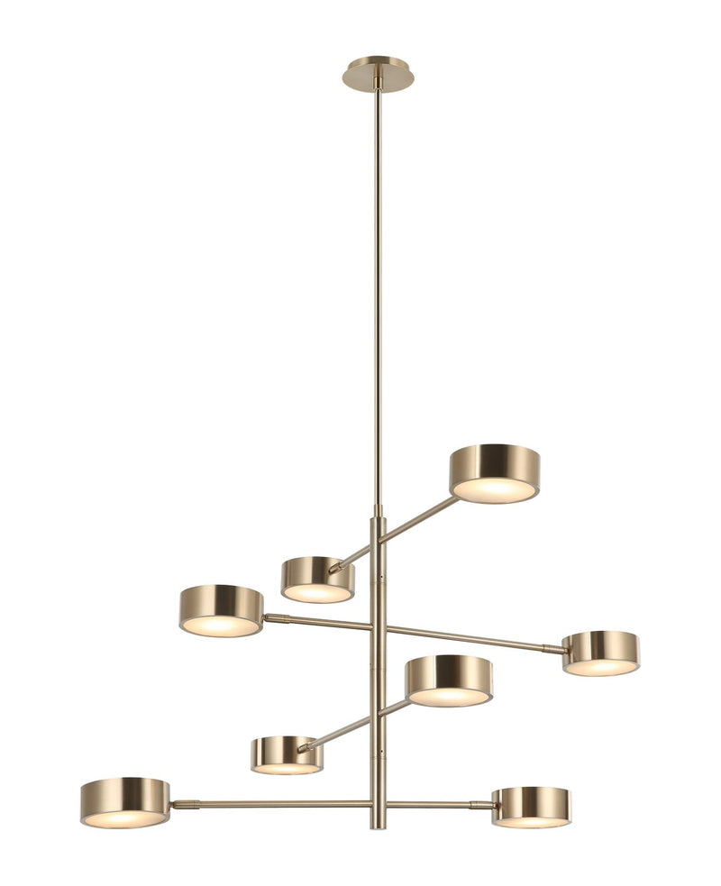 Matteo Lighting C34608CG LED Pendant, Champagne Gold
