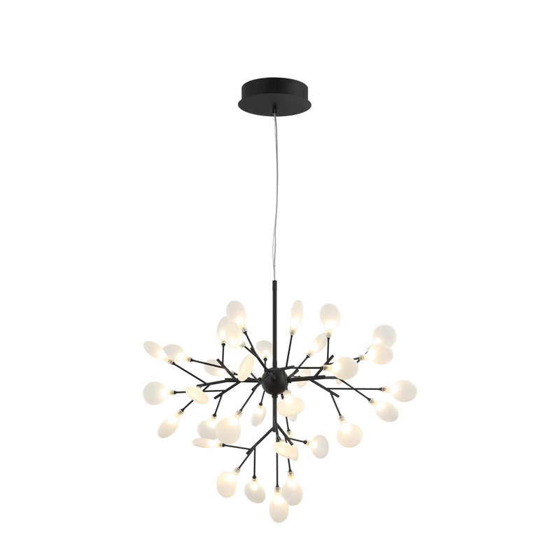 Matteo Lighting C69830MB 35 Light Chandelier, Matte Black