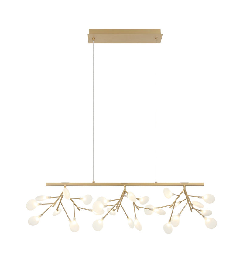 Matteo Lighting C69846GL 27 Light Pendant, Gold