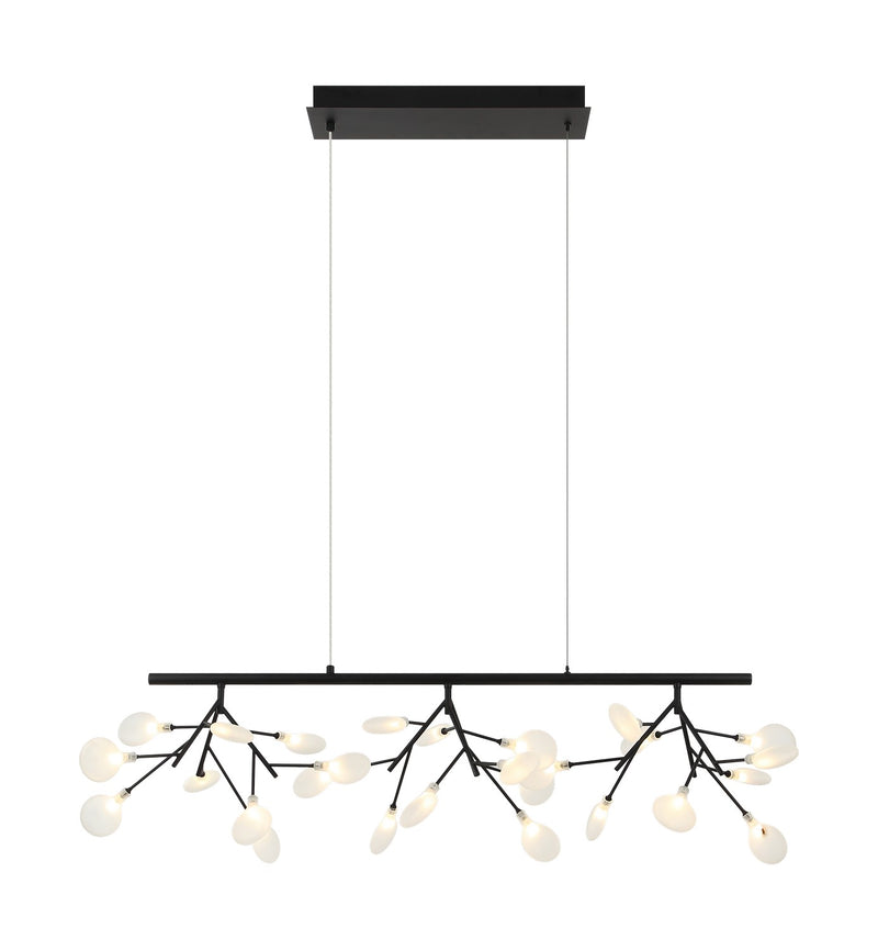 Matteo Lighting C69846MB 27 Light Pendant, Matte Black