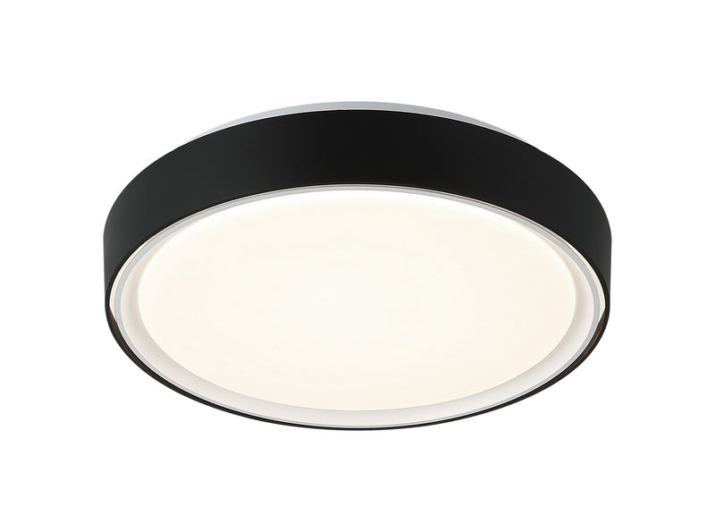 Matteo Lighting M10601BKWH LED Wall Sconce, Black White