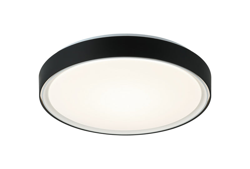 Matteo Lighting M10602BKWH LED Wall Sconce, Black White