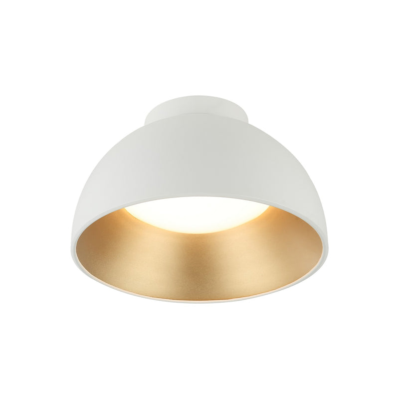 Matteo Lighting M17412MW LED Flush Mount, Matte White