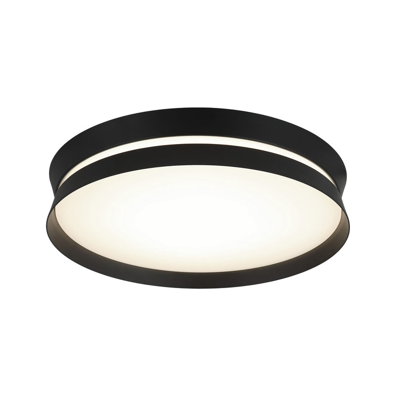 Matteo Lighting M18816MB LED Flush Mount, Matte Black