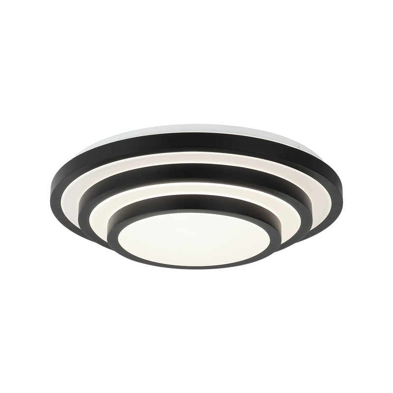 Matteo Lighting M18919MB LED Flush Mount, Matte Black